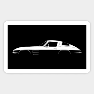 Chevrolet Corvette Sting Ray (C2) Silhouette Sticker